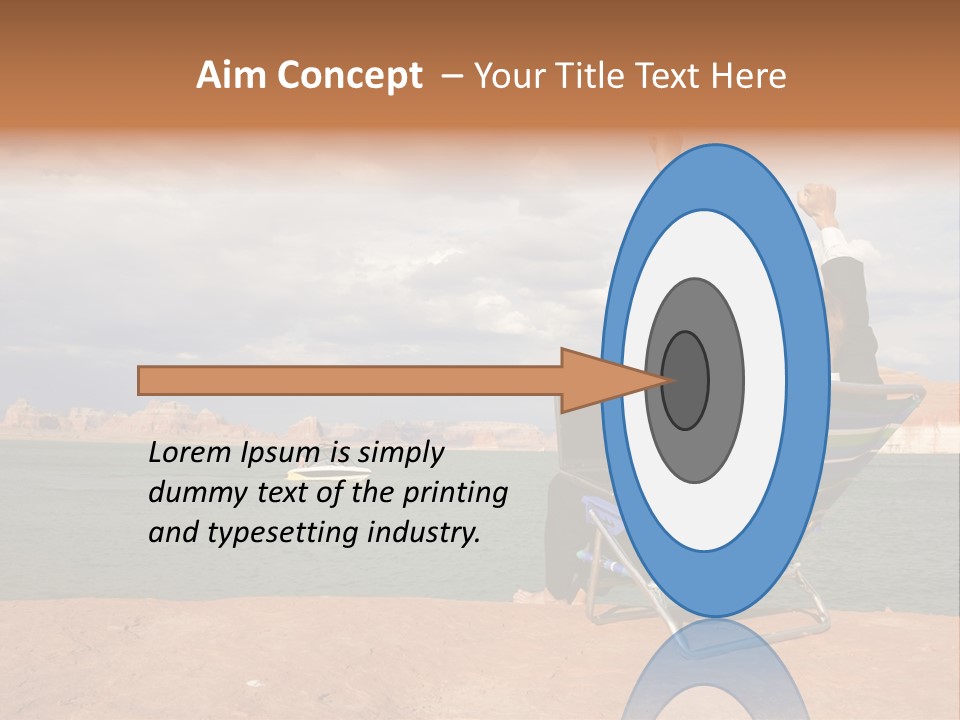 Business Success While Telecommuting PowerPoint Template