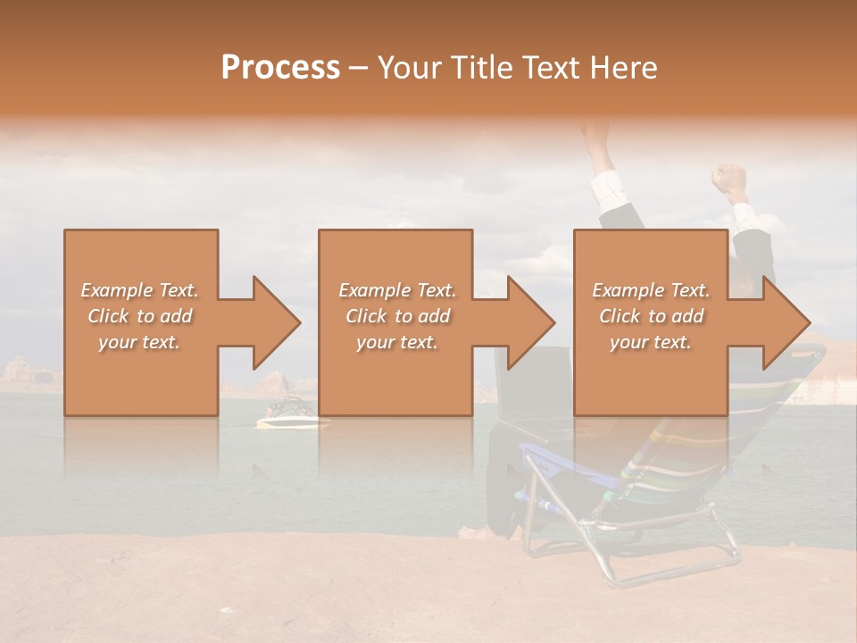 Business Success While Telecommuting PowerPoint Template