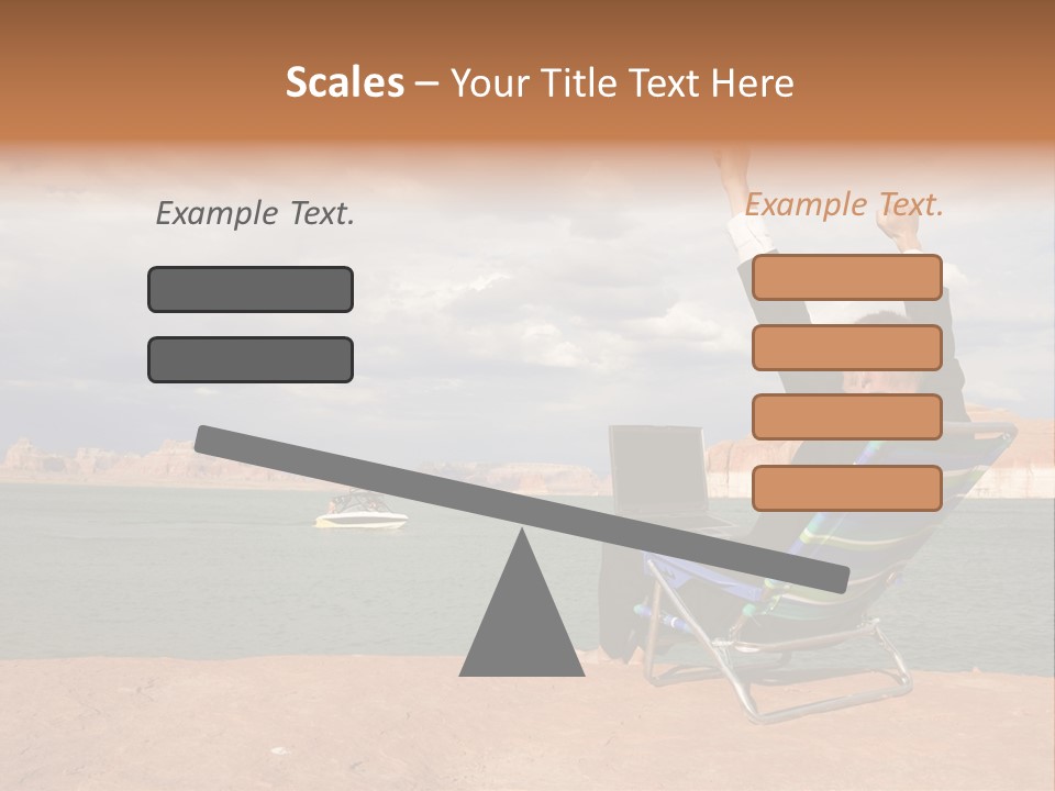 Business Success While Telecommuting PowerPoint Template