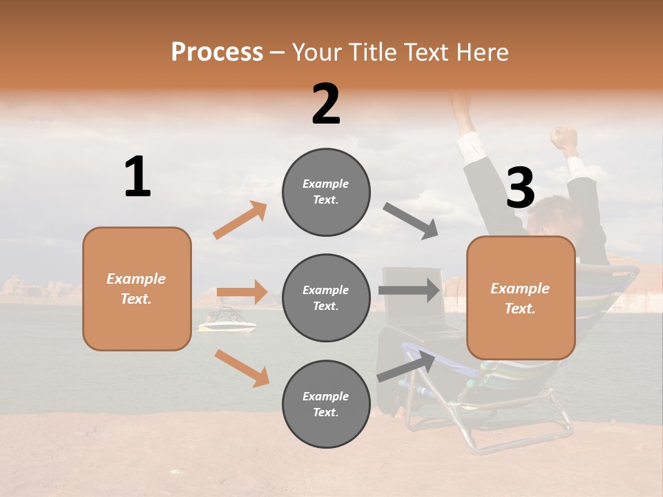 Business Success While Telecommuting PowerPoint Template