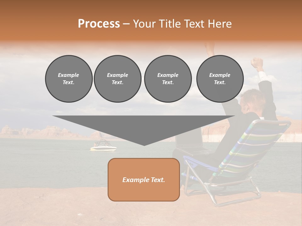 Business Success While Telecommuting PowerPoint Template