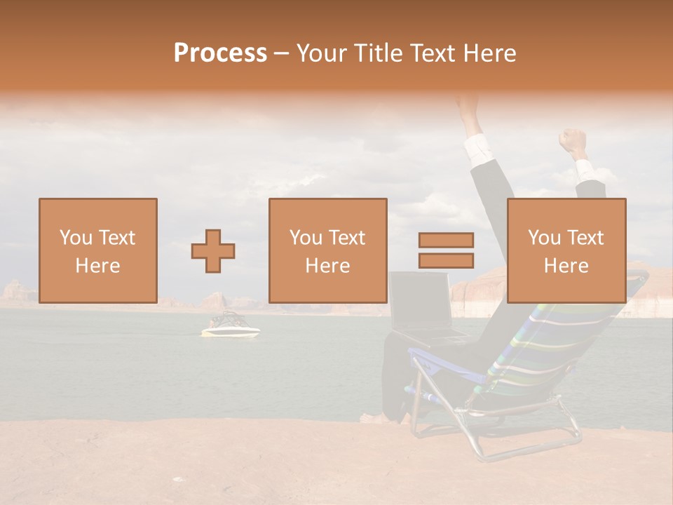 Business Success While Telecommuting PowerPoint Template
