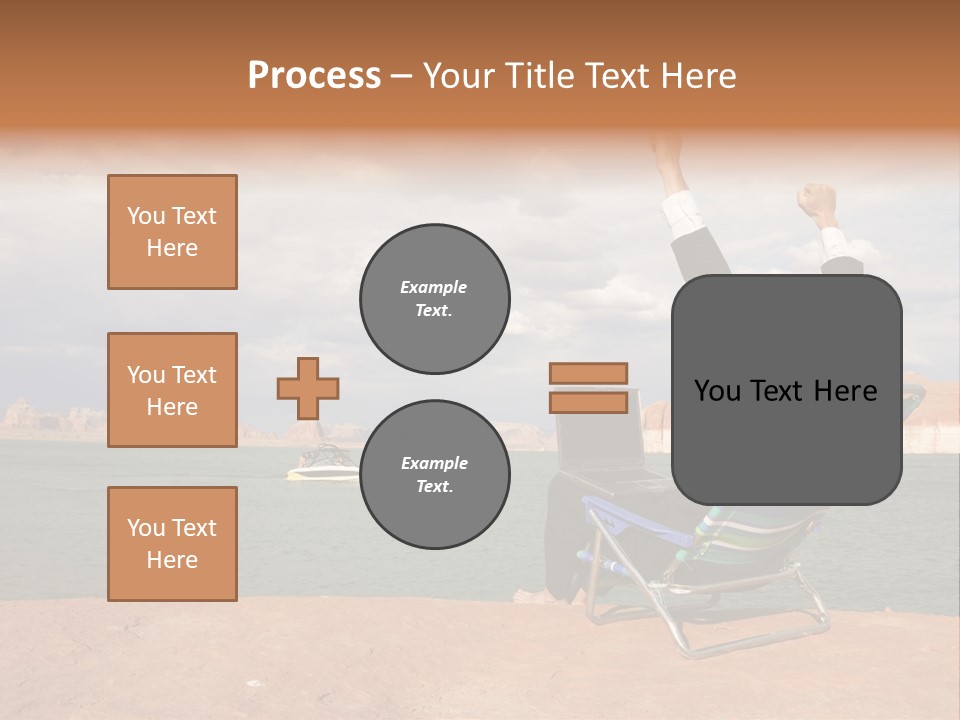 Business Success While Telecommuting PowerPoint Template