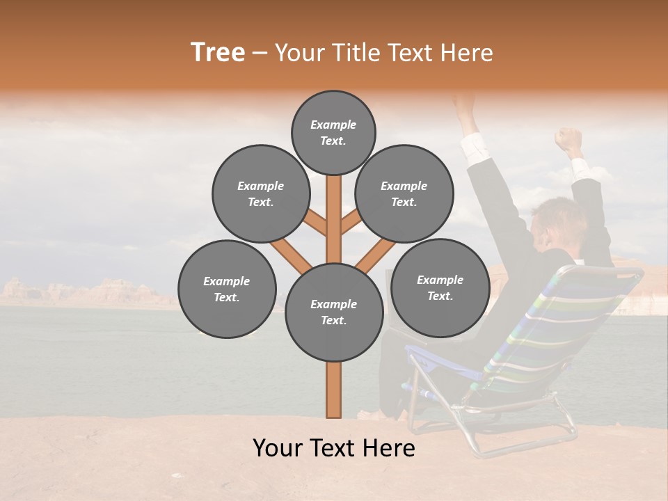 Business Success While Telecommuting PowerPoint Template