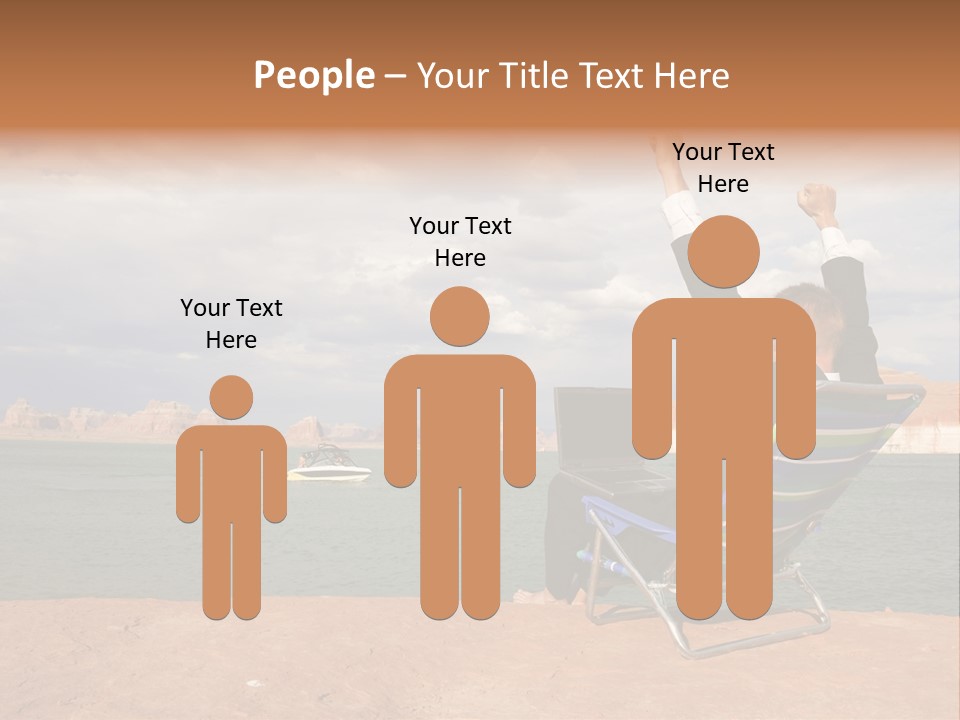 Business Success While Telecommuting PowerPoint Template