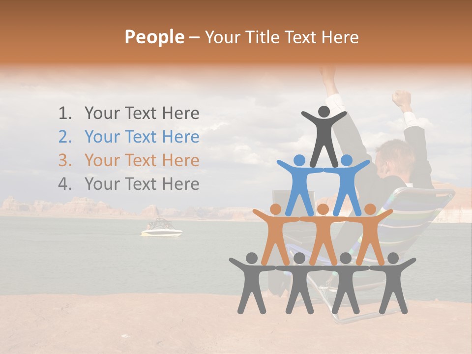 Business Success While Telecommuting PowerPoint Template