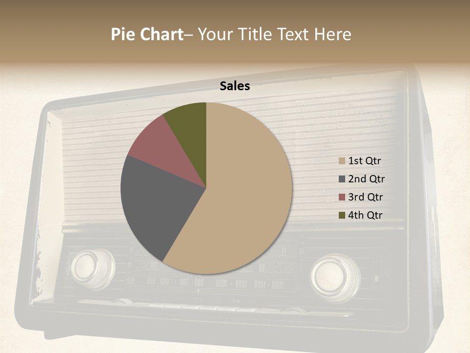 Retro Radio Background PowerPoint Template