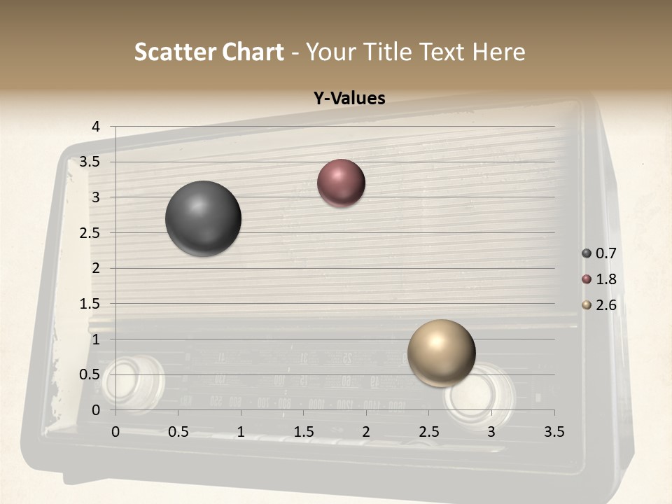 Retro Radio Background PowerPoint Template