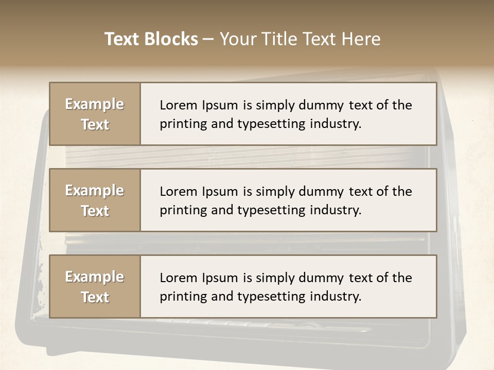 Retro Radio Background PowerPoint Template