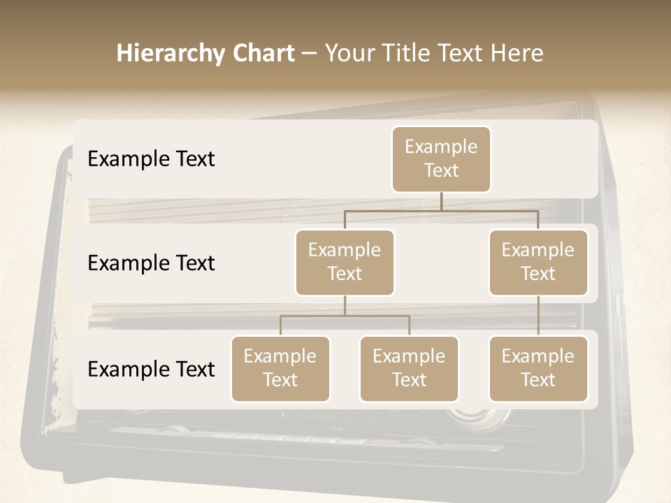 Retro Radio Background PowerPoint Template