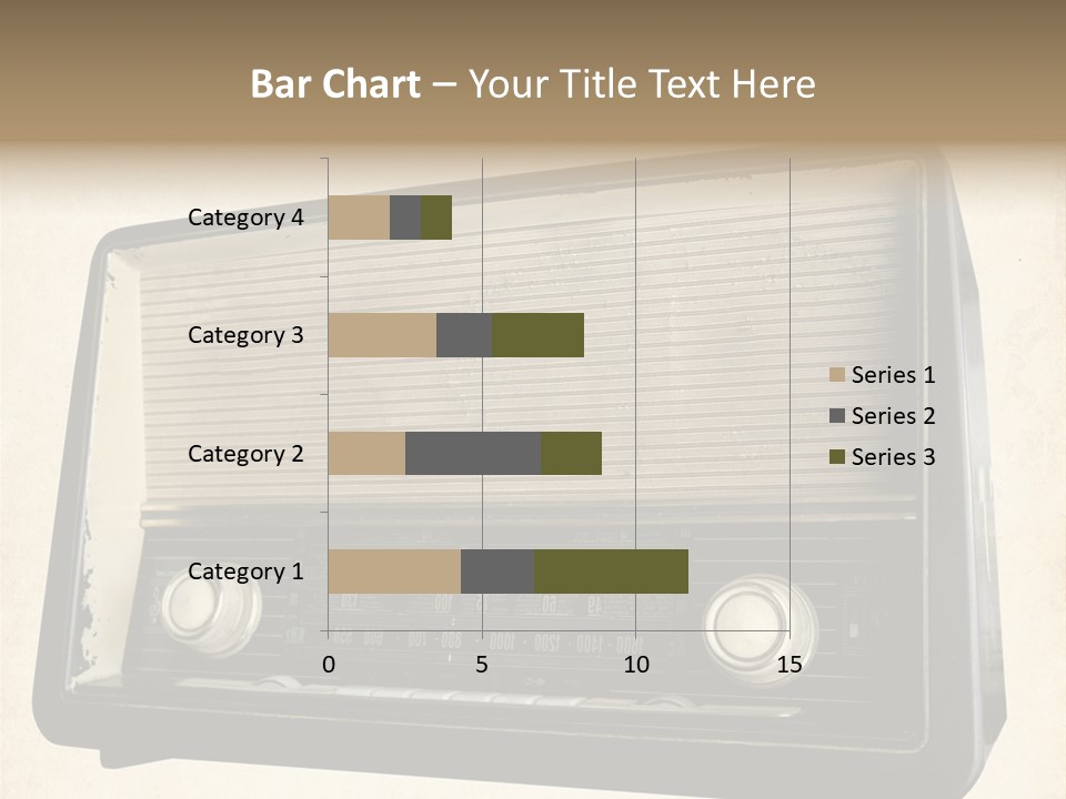 Retro Radio Background PowerPoint Template