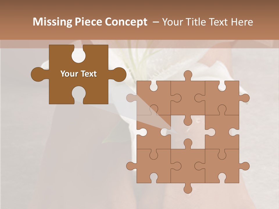 Wet Feet And Madonna Lily PowerPoint Template