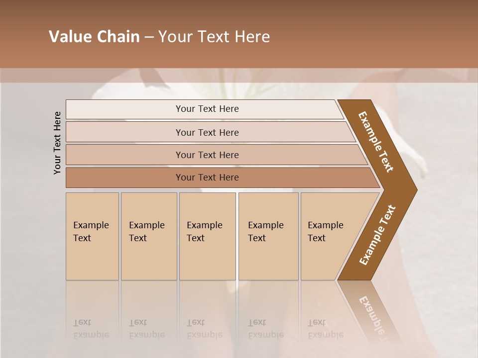 Wet Feet And Madonna Lily PowerPoint Template