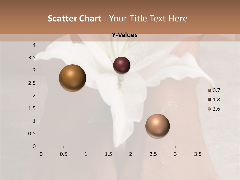 Wet Feet And Madonna Lily PowerPoint Template