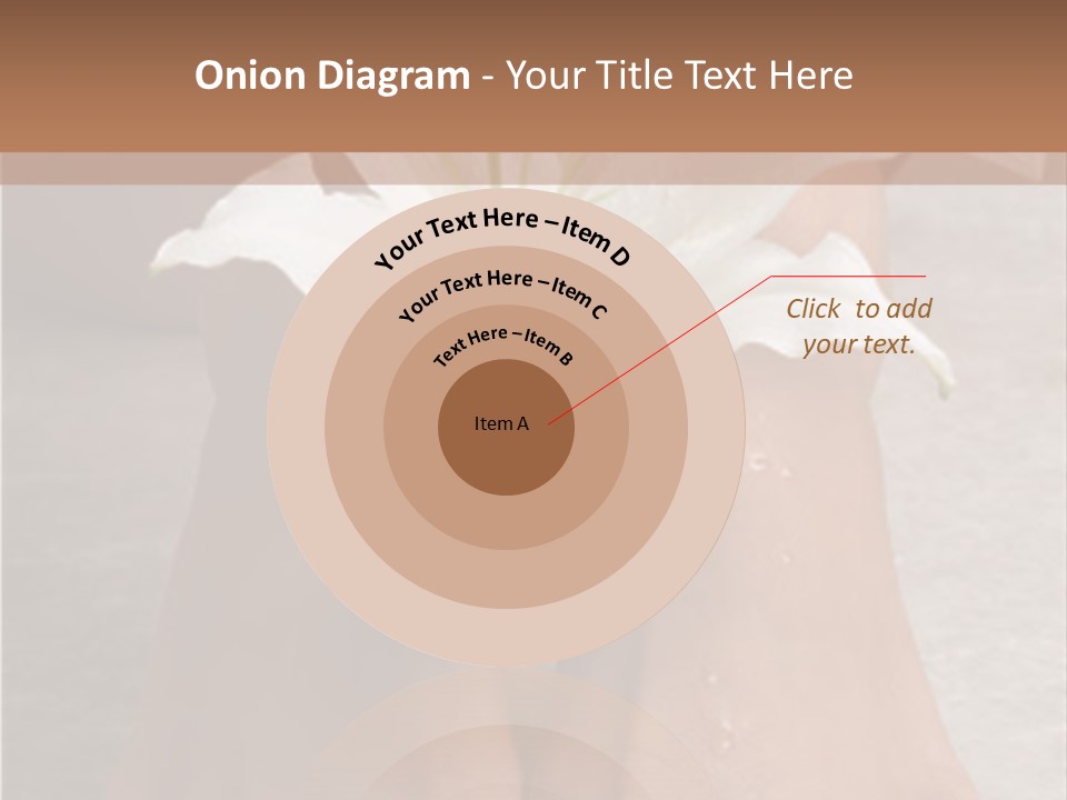 Wet Feet And Madonna Lily PowerPoint Template