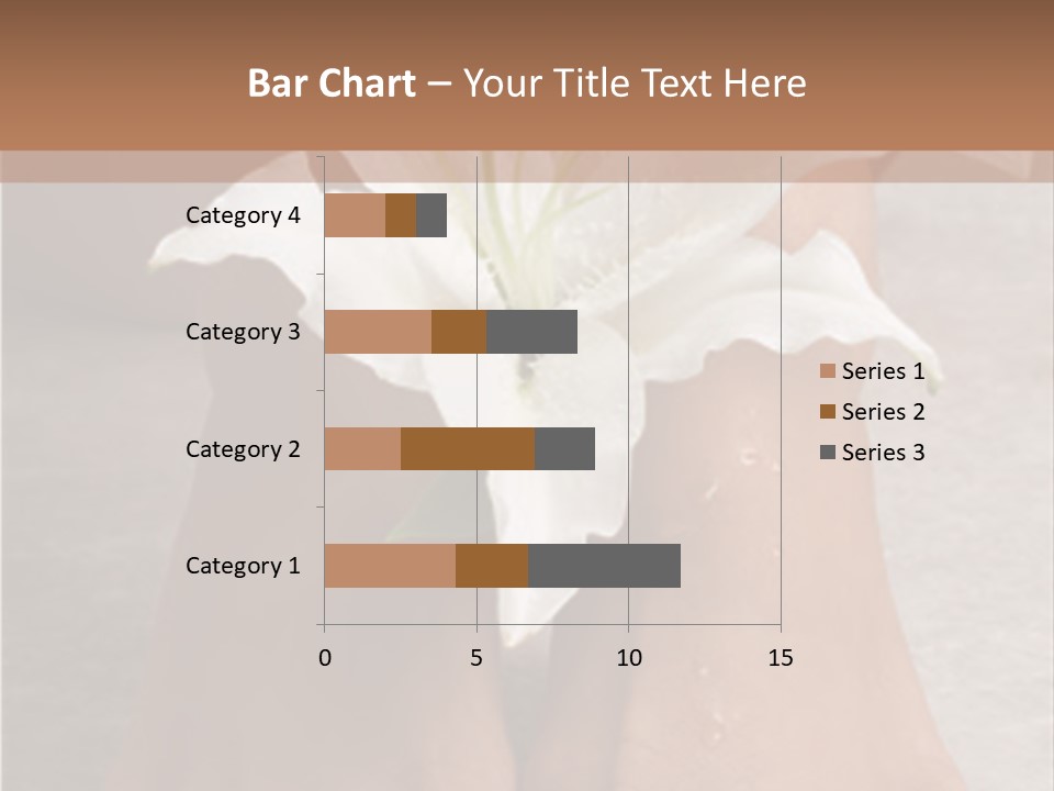 Wet Feet And Madonna Lily PowerPoint Template