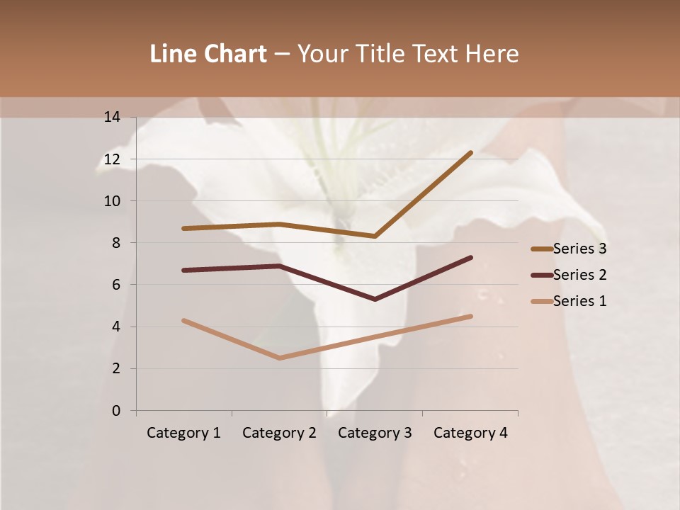 Wet Feet And Madonna Lily PowerPoint Template