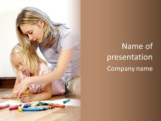 Drawing A Picture Together PowerPoint Template