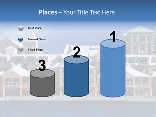 Bermudian Style Architecture In Condominiums Along The Waterfront In Hamilton. Bermuda. PowerPoint Template