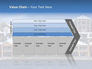 Bermudian Style Architecture In Condominiums Along The Waterfront In Hamilton. Bermuda. PowerPoint Template