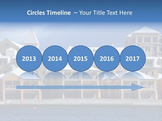 Bermudian Style Architecture In Condominiums Along The Waterfront In Hamilton. Bermuda. PowerPoint Template