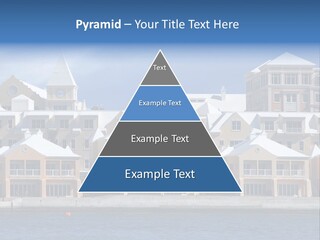 Bermudian Style Architecture In Condominiums Along The Waterfront In Hamilton. Bermuda. PowerPoint Template