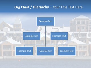 Bermudian Style Architecture In Condominiums Along The Waterfront In Hamilton. Bermuda. PowerPoint Template