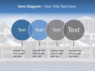 Bermudian Style Architecture In Condominiums Along The Waterfront In Hamilton. Bermuda. PowerPoint Template