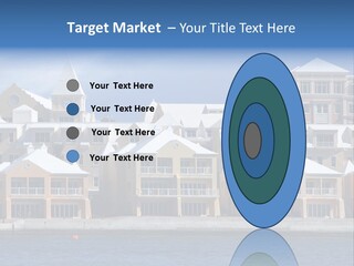 Bermudian Style Architecture In Condominiums Along The Waterfront In Hamilton. Bermuda. PowerPoint Template