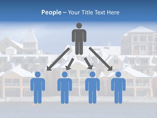 Bermudian Style Architecture In Condominiums Along The Waterfront In Hamilton. Bermuda. PowerPoint Template