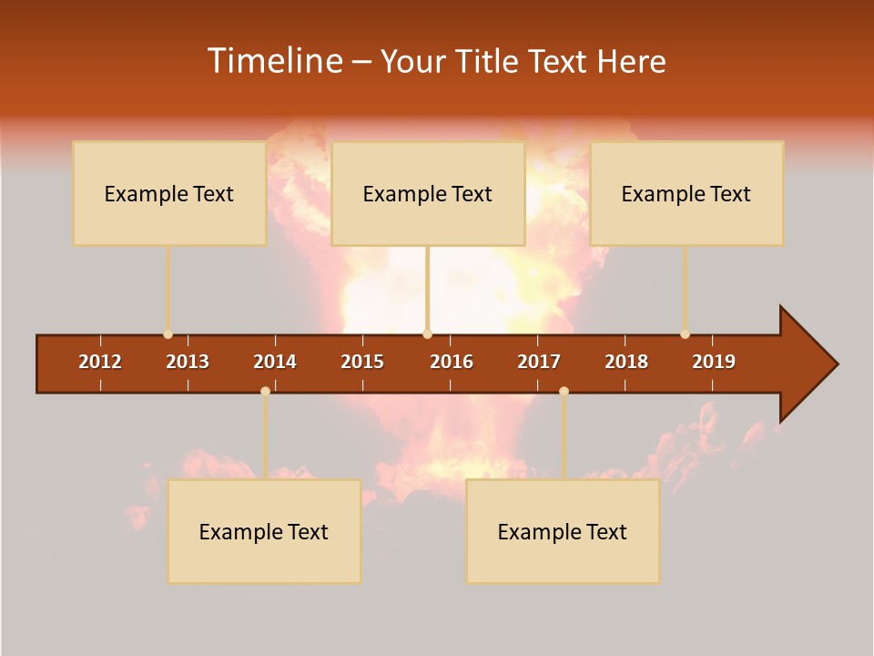 Nuclear Explosion PowerPoint Template