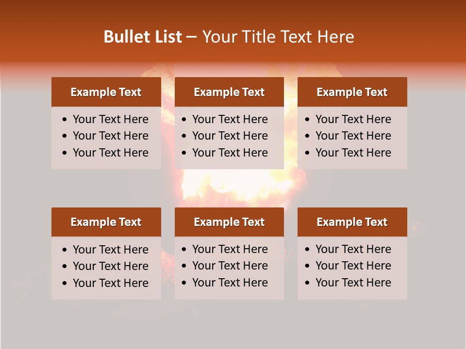 Nuclear Explosion PowerPoint Template