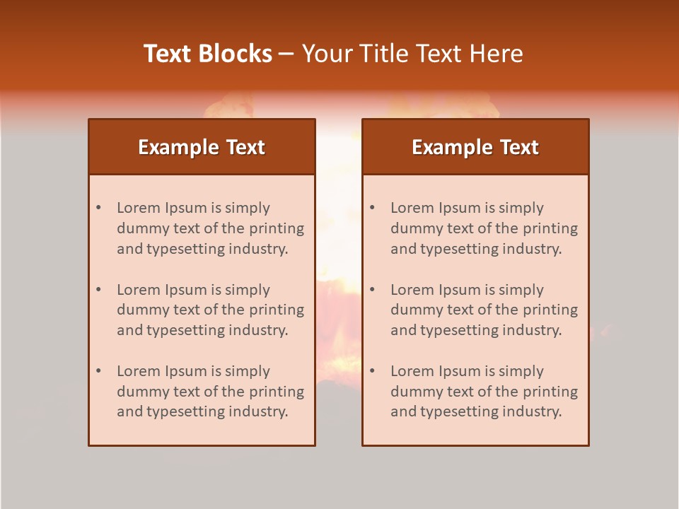 Nuclear Explosion PowerPoint Template