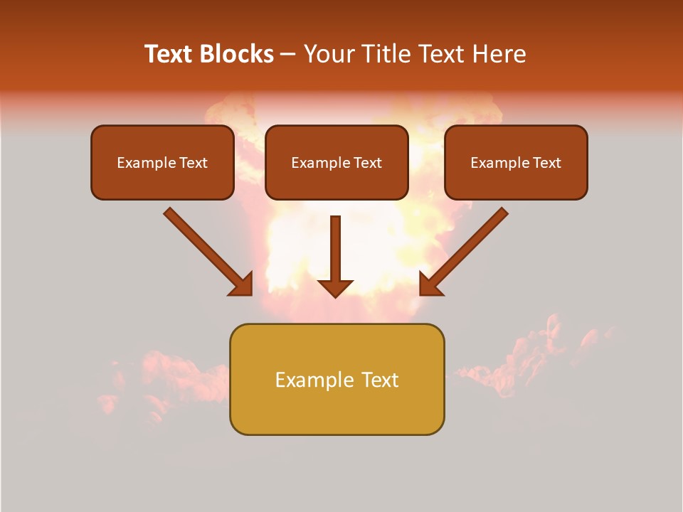 Nuclear Explosion PowerPoint Template