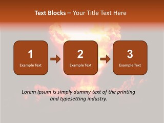 Nuclear Explosion PowerPoint Template