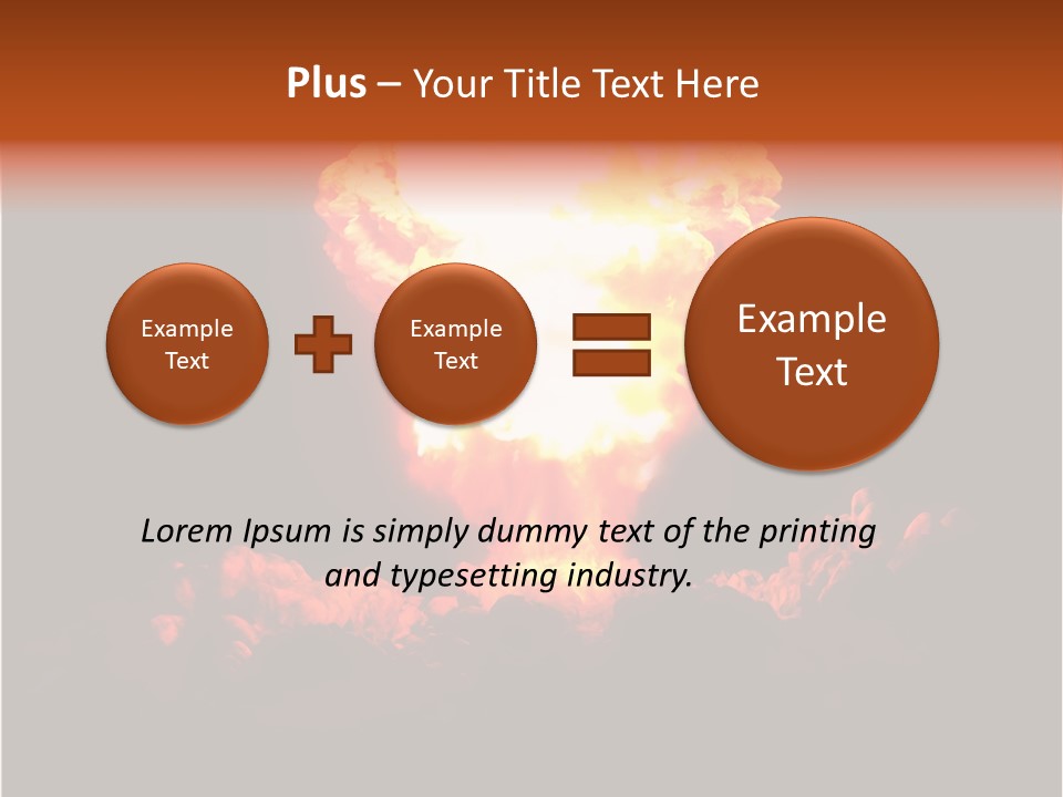 Nuclear Explosion PowerPoint Template