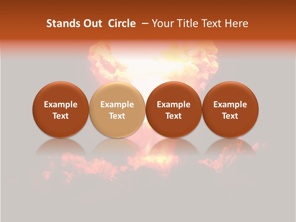 Nuclear Explosion PowerPoint Template