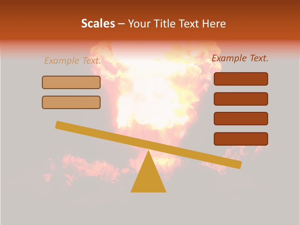 Nuclear Explosion PowerPoint Template