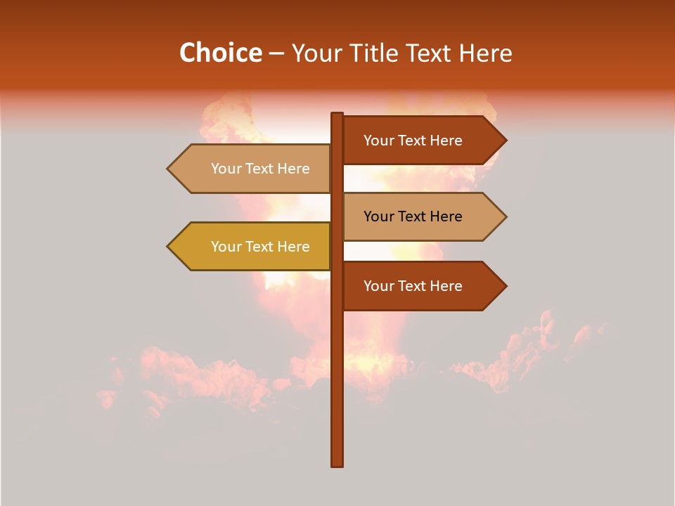 Nuclear Explosion PowerPoint Template