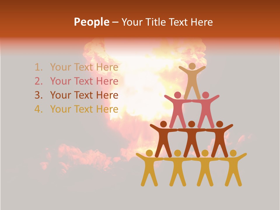 Nuclear Explosion PowerPoint Template