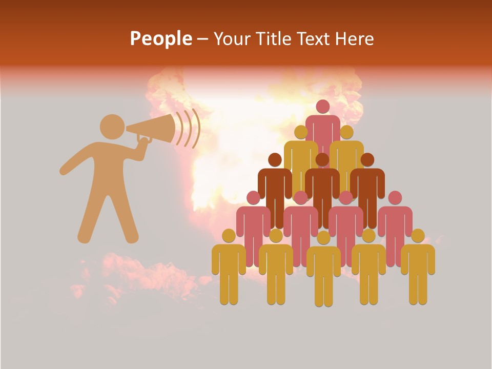 Nuclear Explosion PowerPoint Template