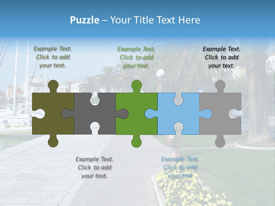 Makarska, Croatia PowerPoint Template