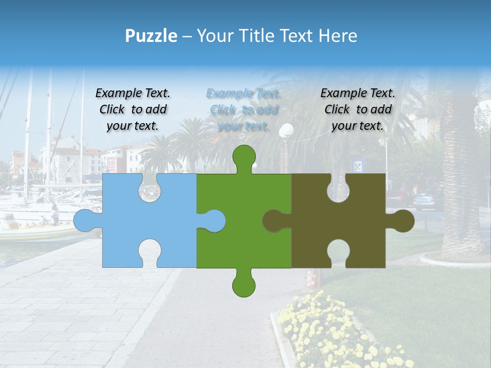 Makarska, Croatia PowerPoint Template