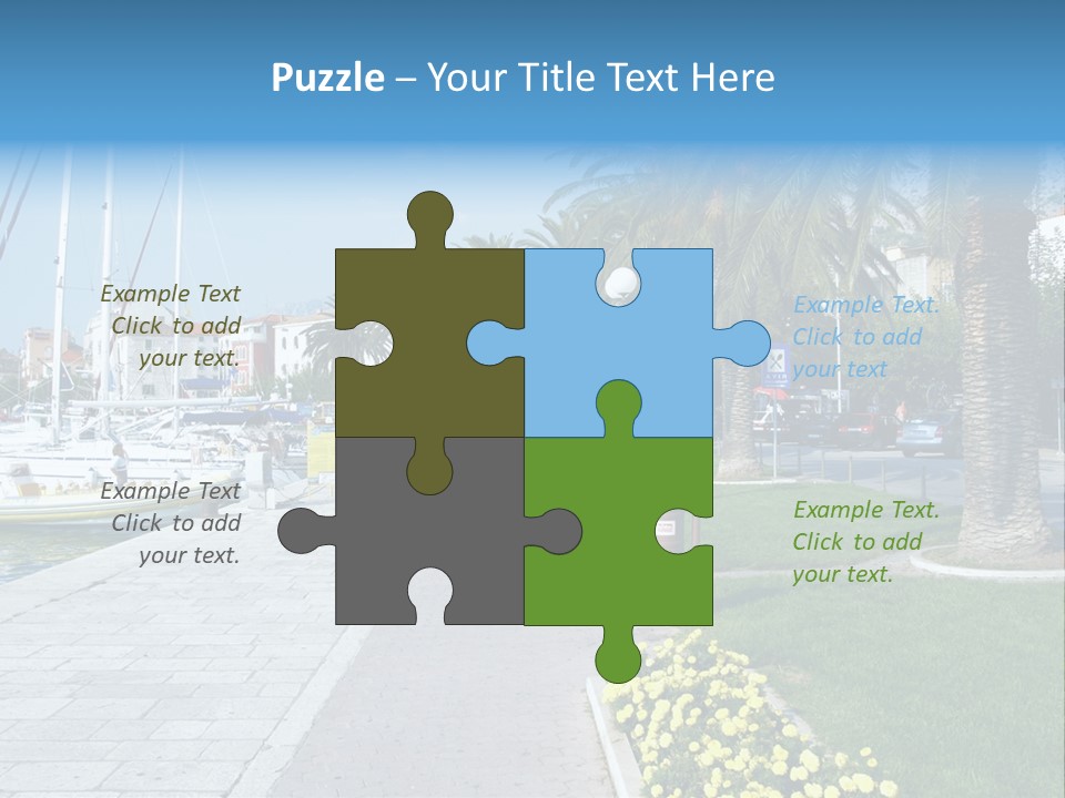 Makarska, Croatia PowerPoint Template