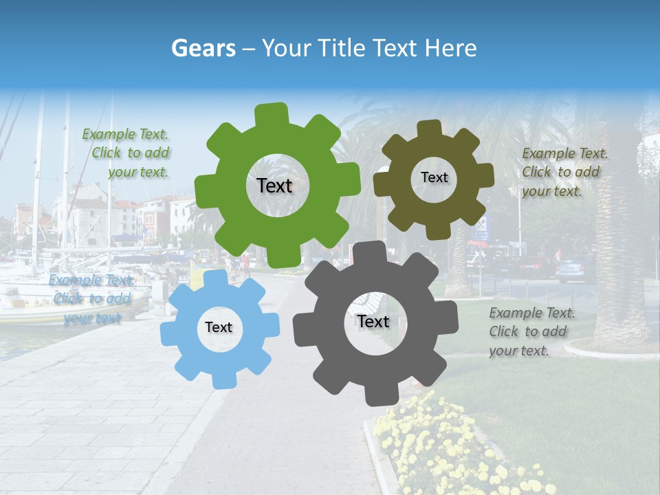 Makarska, Croatia PowerPoint Template