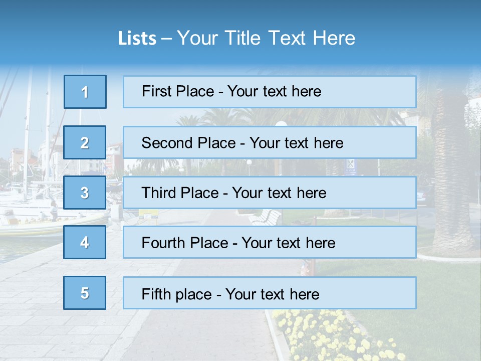 Makarska, Croatia PowerPoint Template