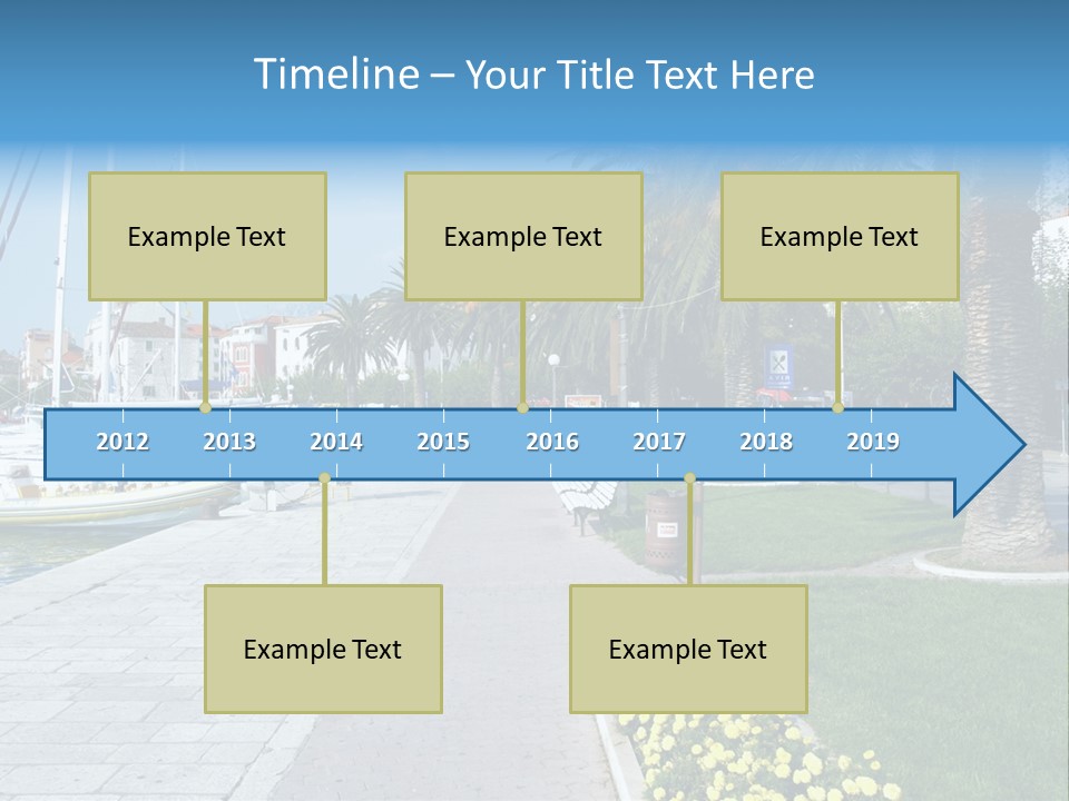 Makarska, Croatia PowerPoint Template