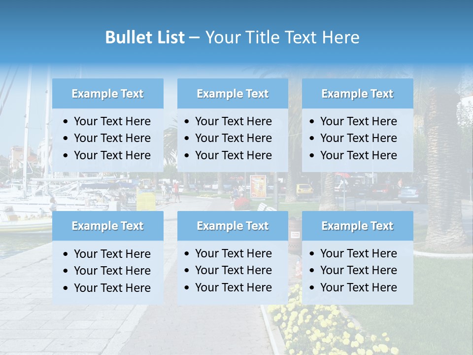 Makarska, Croatia PowerPoint Template