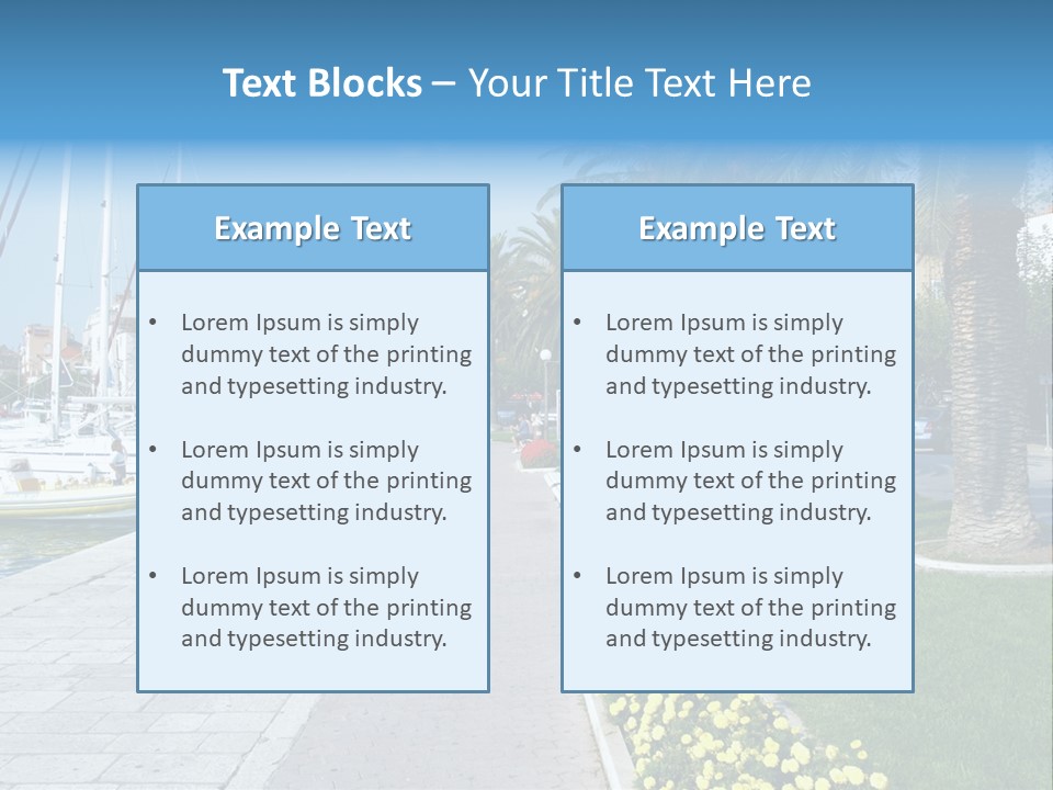Makarska, Croatia PowerPoint Template