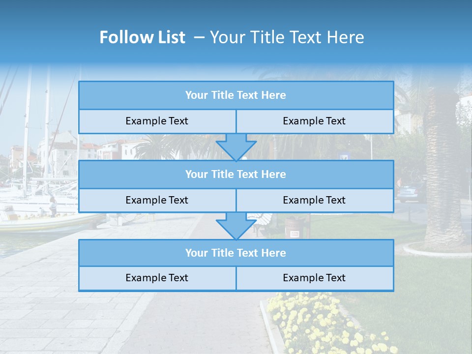 Makarska, Croatia PowerPoint Template